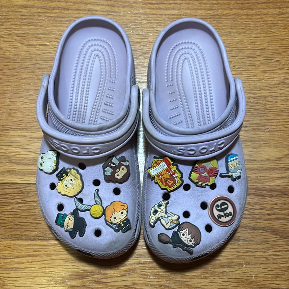 Lilac CROCS, Harry Potter jibbitz